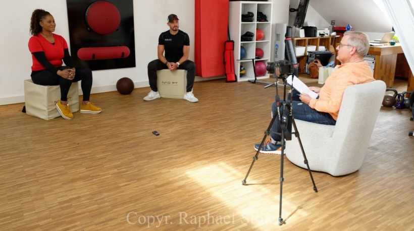 Liz Baffoe / Trainingsbeginn mit Personal Trainer Ben Schneider in Köln am 25 Mai 2020